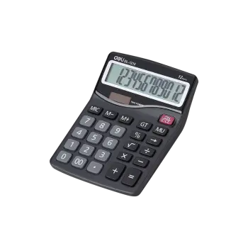 DELI ΑΡΙΘΜΟΜΗΧΑΝΗ 12 ΨΗΦΙΩΝ 15.7x12x4.6cm SMART ΜΑΥΡΗ