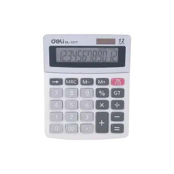 DELI ΑΡΙΘΜΟΜΗΧΑΝΗ 12 ΨΗΦΙΩΝ 13.4x10.6x3.3cm EASY ΑΣΗΜΙ