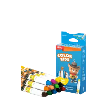 DELI ΚΡΑΙΓΙΟΝ GEL TWIST ΥΔΑΤΟΔΙΑΛΥΤΟ WASHABLE BLISTER 12 ΧΡΩΜΑΤΑ & ΠΙΝΕΛΟ Φ17x134m