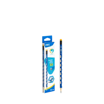DELI ΜΟΛΥΒΙ ΕΞΑΓΩΝΙΚΟ ΜΕ ΓΟΜΑ HB BLISTER U-TOUCH ΜΠΛΕ 12 ΤΕΜΑΧΙΑ (Το προιόν πωλείται σε μεμονωμένα τεμάχια του ενός)
