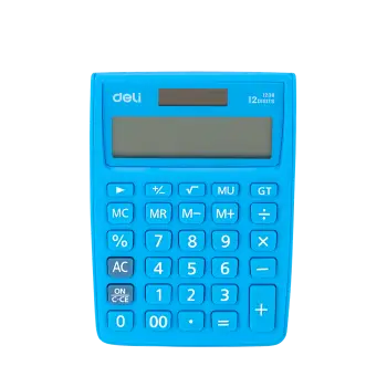 DELI ΑΡΙΘΜΟΜΗΧΑΝΗΝΗ 12 ΨΗΦΙΩΝ 14.5x10.4x2.7cm TOUCH ΜΠΛΕ