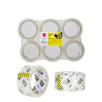 DELI ΤΑΙΝΙΑ ΣΥΣΚΕΥΑΣΙΑΣ ΧΑΜΗΛΟΥ ΘΟΡΥΒΟΥ BOPP 48mmx50m STICK UP ΔΙΑΦΑΝΗ 6 ΤΕΜΑ? (Το προιόν πωλείται σε μεμονωμένα τεμάχια του ενό