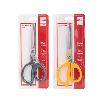 DELI ΨΑΛΙΔΙ ΓΡΑΦΕΙΟΥ 8' 1/4 21cm EFFORTLESS ERGO ΑΣΣΟΡΤΙ 12 ΤΕΜΑΧΙΑ (Το προιόν πωλείται σε μεμονωμένα τεμάχια του ενός)