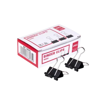 DELI ΠΙΑΣΤΡΑ DOUBLE 19mm Νο5 EFFORTLESS ΜΑΥΡΗ 12 ΤΕΜΑΧΙΑ (Το προιόν πωλείται σε μεμονωμένα τεμάχια του ενός)