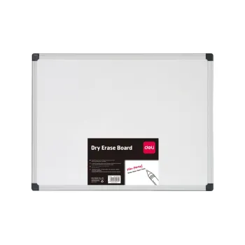 DELI ΠΙΝΑΚΑΣ ΜΑΓΝΗΤΙΚΟΣ ΜΕΤΑΛΛΙΚΟ ΠΛΑΙΣΙΟ 90x120cm ΛΕΥΚΟΣ