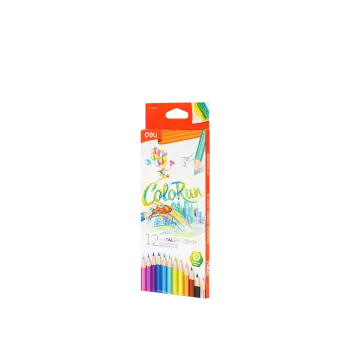 DELI ΚΡΑΙΓΙΟΝ ΕΞΑΓΩΝΟ BLISTER 12 ΧΡΩΜΑΤΑ ΜΕΤΑΛΛΙΚΟ Φ3.0mm COLORUN