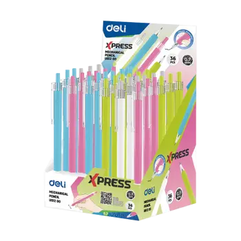 DELI ΜΟΛΥΒΙ ΜΗΧΑΝΙΚΟ 0.7mm ΑΣΣΟΡΤΙ 36Τ. XPRESS (Το προιόν πωλείται σε μεμονωμένα τεμάχια του ενός)