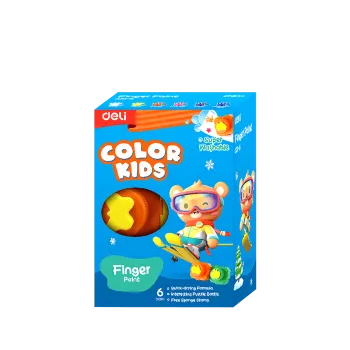DELI ΔΑΚΤΥΛΟΜΠΟΓΙΕΣ ΣΦΡΑΓΙΔΑ 6 ΧΡΩΜΑΤΑ 18ml COLOR KIDS