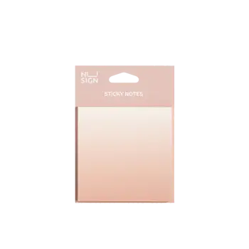 NUSIGN ΧΑΡΤΙΑ ΣΗΜΕΙΩΣΕΩΝ ΑΥΤΟΚΟΛΛΗΤΑ BLISTER 60 ΦΥΛΛΑ ΟΜΠΡΕ 74x74mm ΡΟΖ