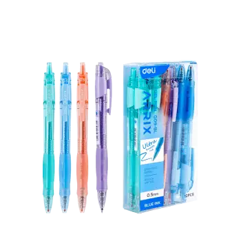DELI ΣΤΥΛΟ GEL ΚΟΥΜΠΙ ΜΠΛΕ ΜΕΛΑΝΙ 0.5mm ΘΗΚΗ ΣΙΛΙΚΟΝΗΣ ARRIX ΑΣΣΟΡΤΙ 12 ΤΕΜ? (Το προιόν πωλείται σε μεμονωμένα τεμάχια του ενός)