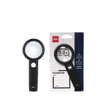DELI ΦΑΚΟΣ ΜΕΓΕΘΥΝΤΙΚΟΣ ΡΑΚΕΤΑ 3x ΠΛΑΣΤΙΚΟΣ BLISTER 45mm ΜΑΥΡΟΣ