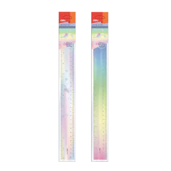 DELI ΒΙΤΡΙΝΑ ΓΕΜΑΤΗ ΥΠΟΔΕΚΑΜΕΤΡΟ 30cm BLISTER ΠΑΣΤΕΛ ΑΣΣΟΡΤΙ  (Το προιόν πωλείται σε μεμονωμένα τεμάχια του ενός)