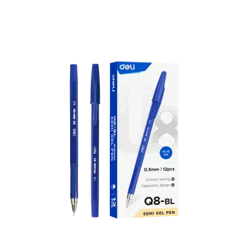 DELI ΣΤΥΛΟ SEMI GEL ΜΠΛΕ ΜΕΛΑΝΙ 0.5mm THINK ΜΠΛΕ 12 ΤΕΜΑΧΙΑ (Το προιόν πωλείται σε μεμονωμένα τεμάχια του ενός)
