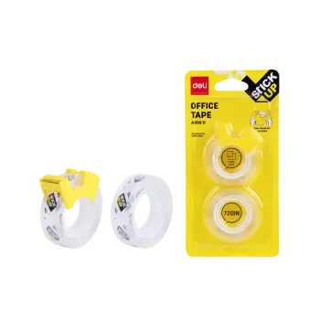 DELI ΚΟΛΛΗΤΙΚΗ ΤΑΙΝΙΑ ΔΙΑΦΑΝΗ ΜΕ ΒΑΣΗ BLISTER 2 ΤΕΜΑΧΙΑ 12mmx18.3m STICK UP 24 ΤΕΜ (Το προιόν πωλείται σε μεμονωμένα τεμάχια του