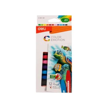 DELI ΛΑΔΟΠΑΣΤΕΛ 12 ΧΡΩΜΑΤΑ COLOR EMOTION 20 ΤΕΜΑΧΙΑ (Το προιόν πωλείται σε μεμονωμένα τεμάχια του ενός)