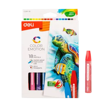 DELI ΛΑΔΟΠΑΣΤΕΛ 18 ΧΡΩΜΑΤΑ COLOR EMOTION