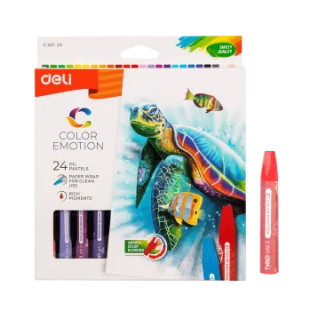 DELI ΛΑΔΟΠΑΣΤΕΛ 24 ΧΡΩΜΑΤΑ COLOR EMOTION 24 ΤΕΜΑΧΙΑ
