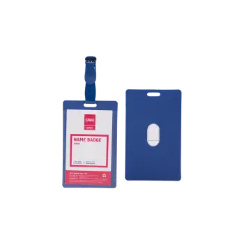 DELI ΚΟΝΚΑΡΔΑ ΜΕ ΚΛΙΠ PP 5.4x9 cm ΜΠΛΕ 40 ΤΕΜΑΧΙΑ (Το προιόν πωλείται σε μεμονωμένα τεμάχια του ενός)