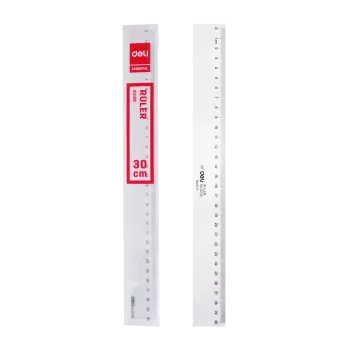 DELI ΥΠΟΔΕΚΑΜΕΤΡΟ 30cm ESSENTIAL ΔΙΑΦΑΝΟ 20 ΤΕΜΑΧΙΑ (Το προιόν πωλείται σε μεμονωμένα τεμάχια του ενός)