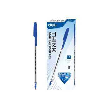 DELI ΣΤΥΛΟ 1.0 THINK ΜΠΛΕ 12 ΤΕΜΑΧΙΑ (Το προιόν πωλείται σε μεμονωμένα τεμάχια του ενός)