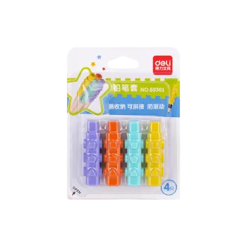 DELI ΚΑΠΑΚΙ ΜΟΛΥΒΙΟΥ ΠΛΑΣΤΙΚΟ 80x11mm 4 ΤΕΜΑΧΙΑ ΑΣΣΟΡΤΙ