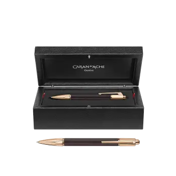 CARAN D'ACHE ΣΤΥΛΟ BALLPOINT VARIUS EBONY PINK GOLD/ΚΑΦΕ