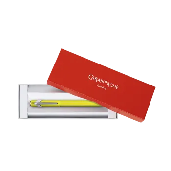 CARAN D'ACHE ΠΕΝΑ MEDIUM 849 PLUME CLASSIC ΚΙΤΡΙΝΟ FLUO