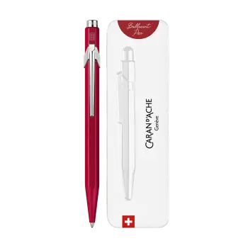 CΑRAN D'ACHE ΣΤΥΛΟ BALLPOINT ΜΕΤΑΛΛΙΚΟ ΜΠΛΕ ΜΕΛΑΝΙ ΣΕ ΜΕΤΑΛΛΙΚΟ ΚΟΥΤΙ 849 COLOR