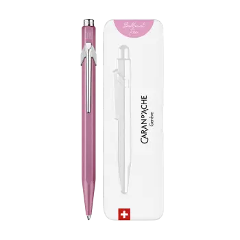 CARAN D'ACHE ΣΤΥΛΟ BALLPOINT ΜΕΤΑΛΛΙΚΟ ΜΠΛΕ ΜΕΛΑΝΙ ΣΕ ΜΕΤΑΛΛΙΚΟ ΚΟΥΤΙ 849 COLORM