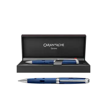 CARAN D'ACHE ΣΤΥΛΟ BALLPOINT LEMAN BLEU MARIN ΜΠΛΕ