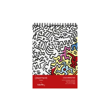 CARAN D'ACHE ΜΠΛΟΚ ΖΩΓΡΑΦΙΚΗΣ ΠΡΟΤΥΠΩΜΕΝΟ KEITH HARING CHRISTMAS