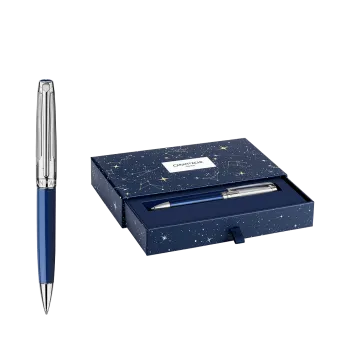 CΑRAN D'ACHE ΣΤΥΛΟ BALLPOINT ΜΑΥΡΟ ΜΕΛΑΝΙ ΜΕΤΑΛΛΙΚΟ ΣΕ ΧΑΡΤΙΝΟ ΚΟΥΤΙ MEDIUM LEMA