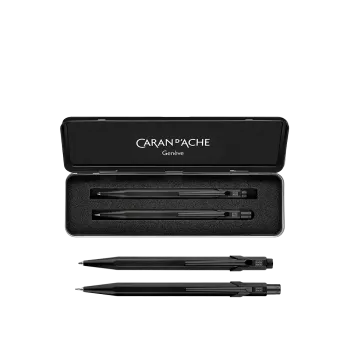 CΑRAN D'ACHE ΣΤΥΛΟ BALLPOINT 849 & ΜΟΛΥΒΙ ΜΗΧΑΝΙΚΟ 0.7mm ΣΕΤ 2 ΤΕΜΑΧΙΑ LTD ΜΑΥΡΟ