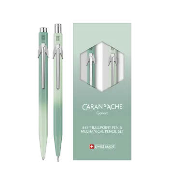 CΑRAN D'ACHE ΣΤΥΛΟ BALLPOINT 849 & ΜΟΛΥΒΙ ΜΗΧΑΝΙΚΟ 0.5mm ΣΕΤ 2 ΤΕΜΑΧΙΑ LTD 2025 MISTY
