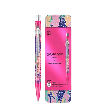 CARAN D'ACHE ΜΟΛΥΒΙ ΜΗΧΑΝΙΚΟ 0.5mm ΣΕ ΜΕΤΑΛΛΙΚΟ ΚΟΥΤΙ 849 GERMANIER PINK FLUO
