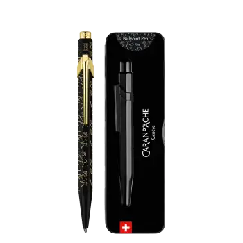 CARAN D'ACHE ΣΤΥΛΟ BALLPΟΙΝΤ ΜΑΥΡΟ ΜΕΛANI ΣΕ ΜΕΤΑΛΛΙΚΟ ΚΟΥΤΙ 849 HORSE ΜΑΥΡΟ