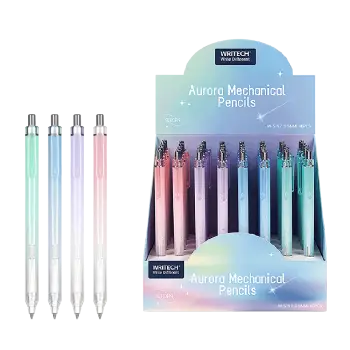 WRITECH ΒΙΤΡΙΝΑ ΓΕΜΑΤΗ ΜΟΛΥΒΙ ΜΗΧΑΝΙΚΟ 0.5mm AURORA 40 ΤΕΜΑΧΙΑ (Το προιόν πωλείται σε μεμονωμένα τεμάχια του ενός)