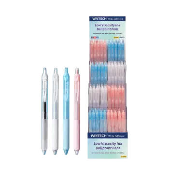 WRITECH ΒΙΤΡΙΝΑ ΓΕΜΑΤΗ ΣΤΥΛΟ BALLPOINTP ΚΟΥΜΠΙ ΜΠΛΕ ΜΕΛΑΝΙ 0.7mm LOW VISCOSITY 96 ΤΕ (Το προιόν πωλείται σε μεμονωμένα τεμάχια τ