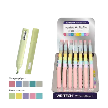 WRITECH ΒΙΤΡΙΝΑ ΓΕΜΑΤΗ ΜΑΡΚΑΔΟΡΟΣ ΥΠΟΓΡΑΜΜΙΣΗΣ ΠΛΑΚΕ 1-5.5mm AESTHETIC 70 ΤΕΜ (Το προιόν πωλείται σε μεμονωμένα τεμάχια του ενός