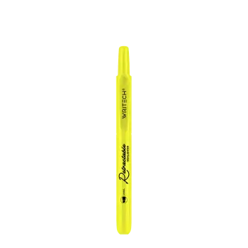 WRITECH ΜΑΡΚΑΔΟΡΟΣ ΥΠΟΓΡΑΜΜΙΣΗΣ ΚΟΥΜΠΙ 1-4mm RETRACTABLE NEON ΚΙΤΡΙΝΟ 12 ΤΕΜΑΧΙ (Το προιόν πωλείται σε μεμονωμένα τεμάχια του εν