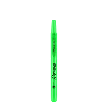 WRITECH ΜΑΡΚΑΔΟΡΟΣ ΥΠΟΓΡΑΜΜΙΣΗΣ ΚΟΥΜΠΙ 1-4mm RETRACTABLE NEON ΠΡΑΣΙΝΟ 12 ΤΕΜΑΧΙ (Το προιόν πωλείται σε μεμονωμένα τεμάχια του εν