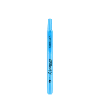 WRITECH ΜΑΡΚΑΔΟΡΟΣ ΥΠΟΓΡΑΜΜΙΣΗΣ ΚΟΥΜΠΙ 1-4mm RETRACTABLE SKY ΜΠΛΕ 12 ΤΕΜΑΧΙΑ (Το προιόν πωλείται σε μεμονωμένα τεμάχια του ενός)