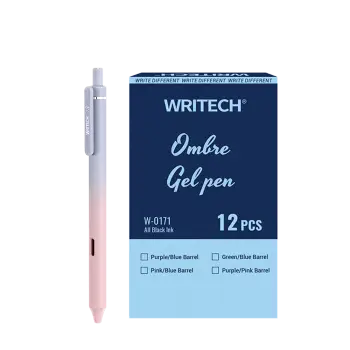 WRITECH ΣΤΥΛΟ GEL ΚΟΥΜΠΙ ΜΠΛΕ ΜΕΛΑΝΙ 0.7mm OMBRE ΜΠΛΕ/ΡΟΖ 12 ΤΕΜΑΧΙΑ (Το προιόν πωλείται σε μεμονωμένα τεμάχια του ενός)