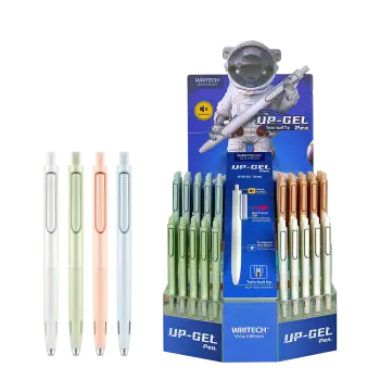 WRITECH ΒΙΤΡΙΝΑ ΓΕΜΑΤΗ ΣΤΥΛΟ GEL ΚΟΥΜΠΙ ΜΠΛΕ ΜΕΛΑΝΙ 0.7mm SPACE UP 70 ΤΕΜΑΧΙΑ (Το προιόν πωλείται σε μεμονωμένα τεμάχια του ενός