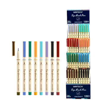 WRITECH ΒΙΤΡΙΝΑ ΓΕΜΑΤΗ ΜΑΡΚΑΔΟΡΟΣ ΠΙΝΕΛΟ 8 ΧΡΩΜΑΤΑ 120 ΤΕΜΑΧΙΑ (Το προιόν πωλείται σε μεμονωμένα τεμάχια του ενός)