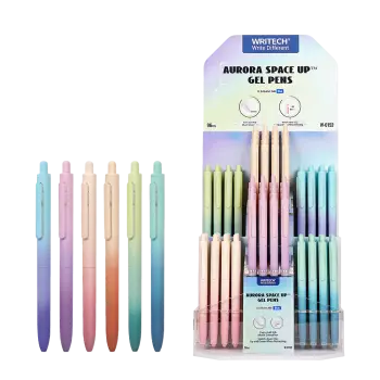 WRITECH ΒΙΤΡΙΝΑ ΓΕΜΑΤΗ ΣΤΥΛΟ GEL ΚΟΥΜΠΙ ΜΠΛΕ ΜΕΛΑΝΙ 0.7mm SPACE UP AURORA 96 ΤΕΜΑ? (Το προιόν πωλείται σε μεμονωμένα τεμάχια του