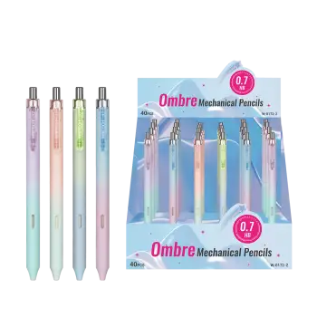 WRITECH ΒΙΤΡΙΝΑ ΓΕΜΑΤΗ ΜΟΛΥΒΙ ΜΗΧΑΝΙΚΟ 0.7mm OMBRE 40TΕΜΑΧΙΑ (Το προιόν πωλείται σε μεμονωμένα τεμάχια του ενός)