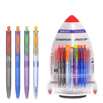 WRITECH ΒΙΤΡΙΝΑ ΓΕΜΑΤΗ ΣΤΥΛΟ GEL ΚΟΥΜΠΙ ΜΠΛΕ ΜΕΛΑΝΙ 0.7mm SPACE UP CYBERPUNK 36 ΤΕΜ (Το προιόν πωλείται σε μεμονωμένα τεμάχια το