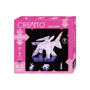 KOSMOS 3D ΚΑΤΑΣΚΕΥΗ ΜΕ LED 4 ΣΕ 1 ΜΟΝΟΚΕΡΟΣ CREATTO
