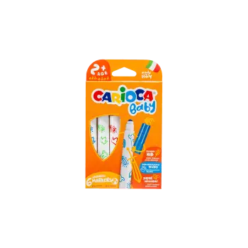CARIOCA ΜΑΡΚΑΔΟΡΟΣ ΧΑΡΤΙΝΟ 6 ΧΡΩΜΑΤΑ BABY 2+